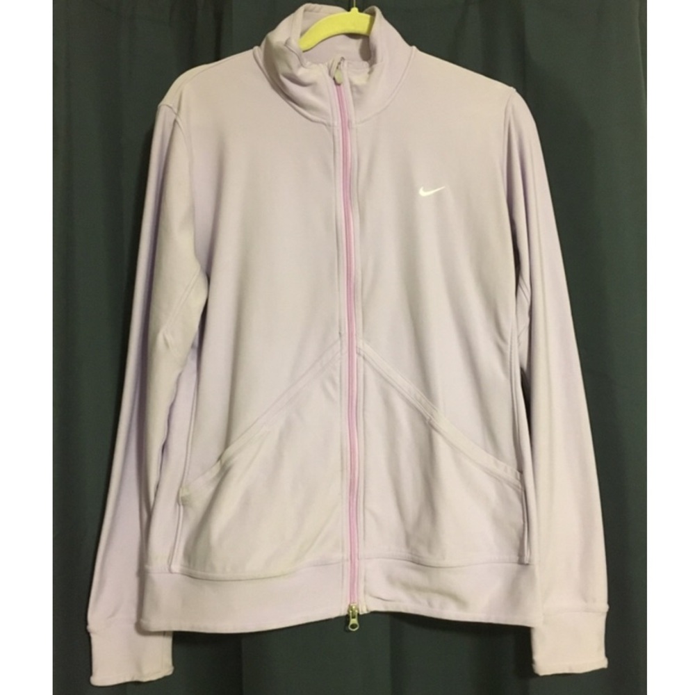 Nike lavender zip up, size L